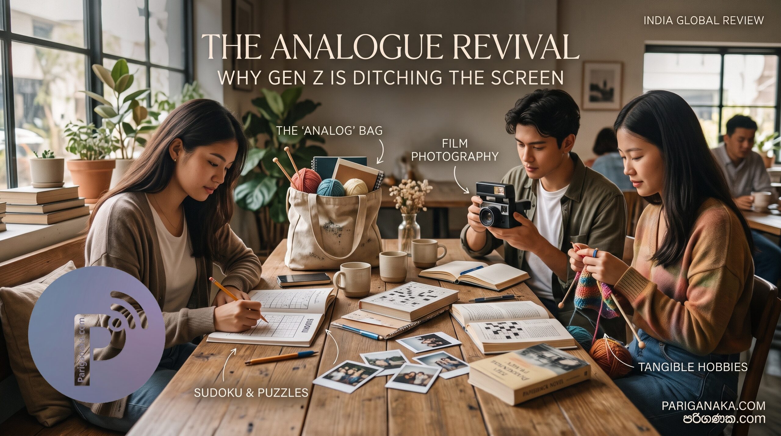 The Analogue Revival: Why Gen Z Is Ditching Endless Scrolling for Sudoku, Film Cameras, and “Analog Bags”